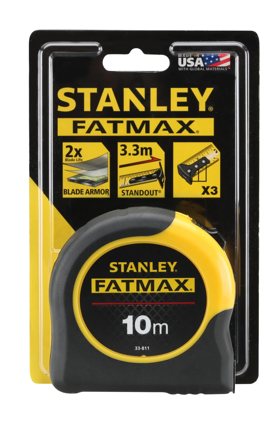 Stanley Rolbandmaat FatMax Blade Armor - 10 Meter 3 Stanley Rolbandmaat FatMax Blade Armor - 10 Meter - Afbeelding 3