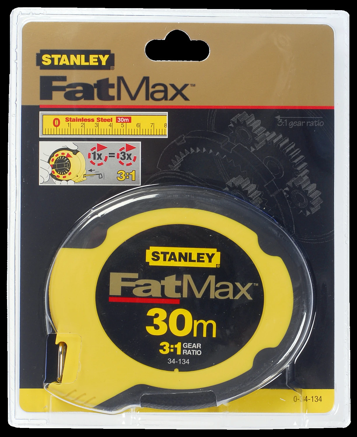 Stanley Landmeter FatMax Gesloten Kast - 30 Meter 2 Stanley Landmeter FatMax Gesloten Kast - 30 Meter - Afbeelding 2