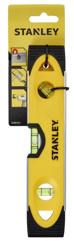 Stanley Waterpas Torpedo - Magnetische Zool - 230 Mm -Stanley Verkoopwinkel 0 43 511 P1