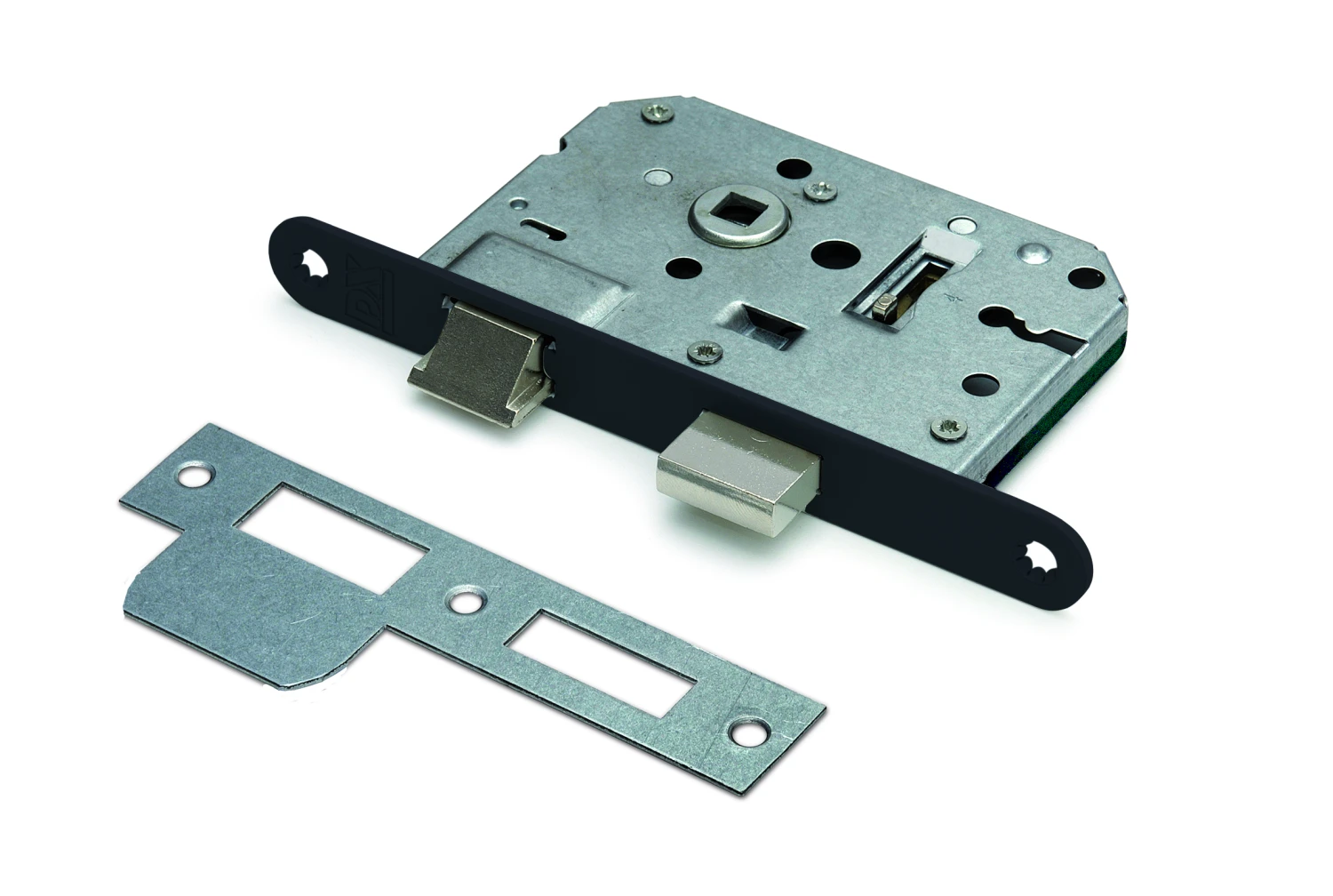 Haxo Deurgreep Set Mat Zwart Met Dag En Nacht Slot | Deurbeslag 2 Haxo Deurgreep Set Mat Zwart Met Dag En Nacht Slot | Deurbeslag - Afbeelding 2