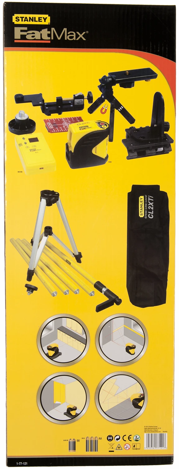 Stanley Fatmax Zelf-nivellerende Kruislaserkit CL2XTI 10 Stanley Fatmax Zelf-nivellerende Kruislaserkit CL2XTI - Afbeelding 10