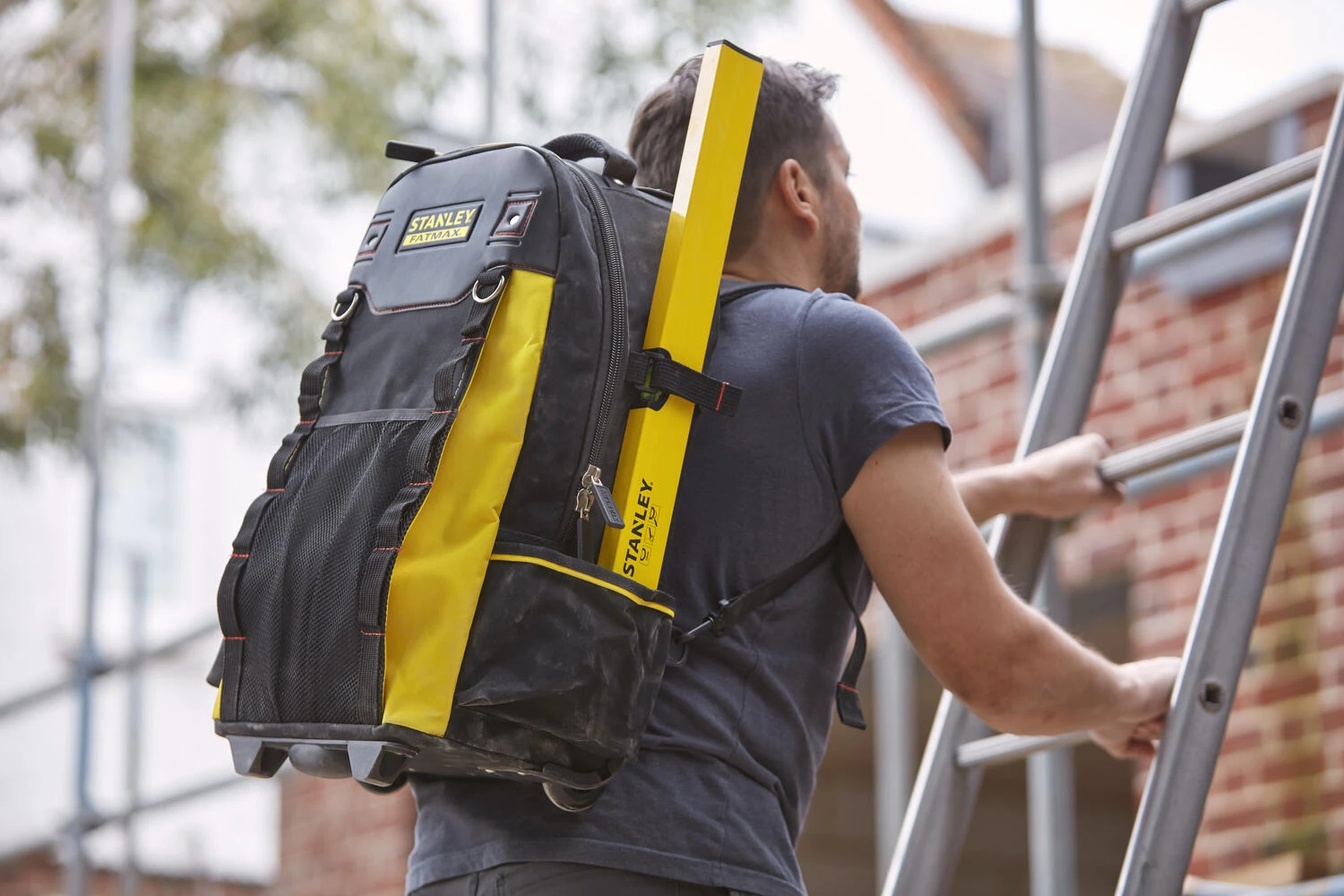 Stanley FatMax Gereedschaps-Rugzak Met Wielen 7 Stanley FatMax Gereedschaps-Rugzak Met Wielen - Afbeelding 7