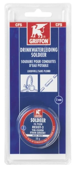 Griffon Soldeerdraad Massief 96.5/3.5 2 Mm 50 Gram