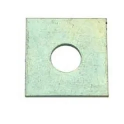 Sluitplaat Vierkant Verzinkt M12 - 100 Stuks