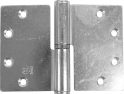 BSW Kogelstiftpaumelle Rechte Hoek Verzinkt Links 89 X 127 Mm