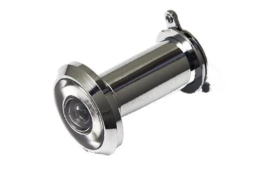 Deurspion Messing Verchroomd 180° 36 - 60 Mm 1 Deurspion Messing Verchroomd 180° 36 - 60 Mm
