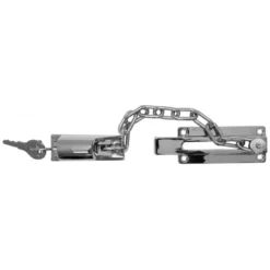 Deurketting Met Slot / Staal Verchroomd / Sleutelnr. 4