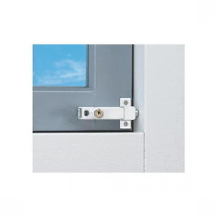 SecuMax Raamoplegslot Buitendraaiend Wit 2 SecuMax Raamoplegslot Buitendraaiend Wit - Afbeelding 2