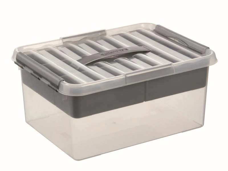 Sunware Multibox Q-Line Transparant 15 Liter 1 Sunware Multibox Q-Line Transparant 15 Liter