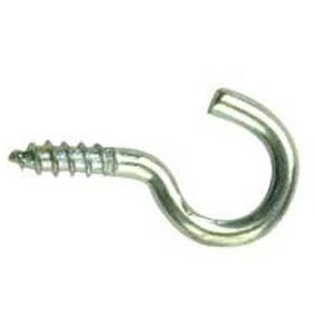 Gebu Schroefhaak Glansverzinkt 60 Mm - 100 Stuks 1 Gebu Schroefhaak Glansverzinkt 60 Mm - 100 Stuks