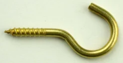 Gebu Schroefhaak Messing 30 Mm - 100 Stuks