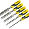Stanley Steekbeitelset 5 Delig Dynagrip 6,10,15,20,25 Mm