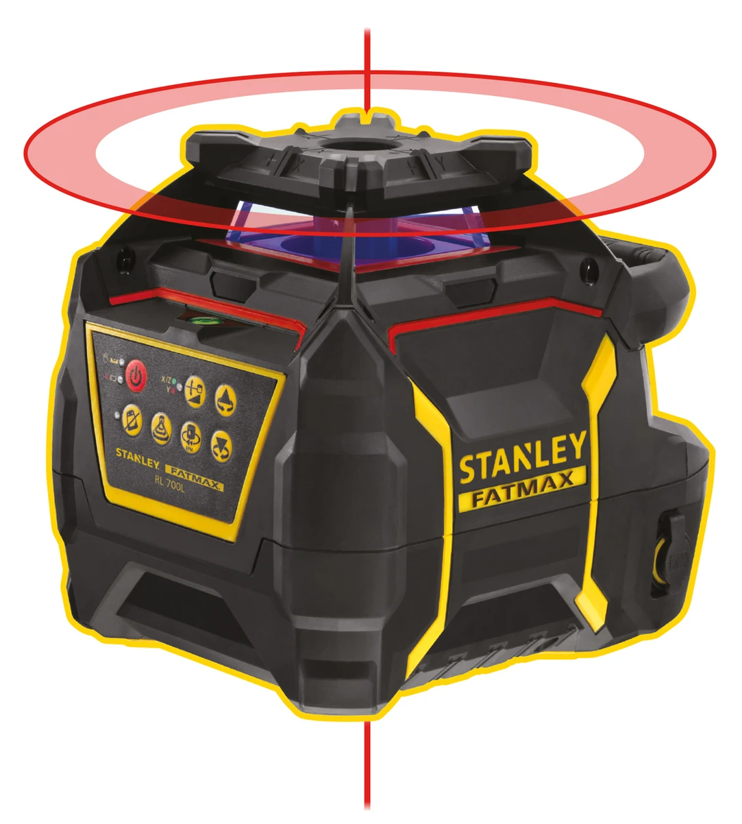 Stanley Fatmax Roterende Laser RL700L LI-ION Rood 9 Stanley Fatmax Roterende Laser RL700L LI-ION Rood - Afbeelding 9