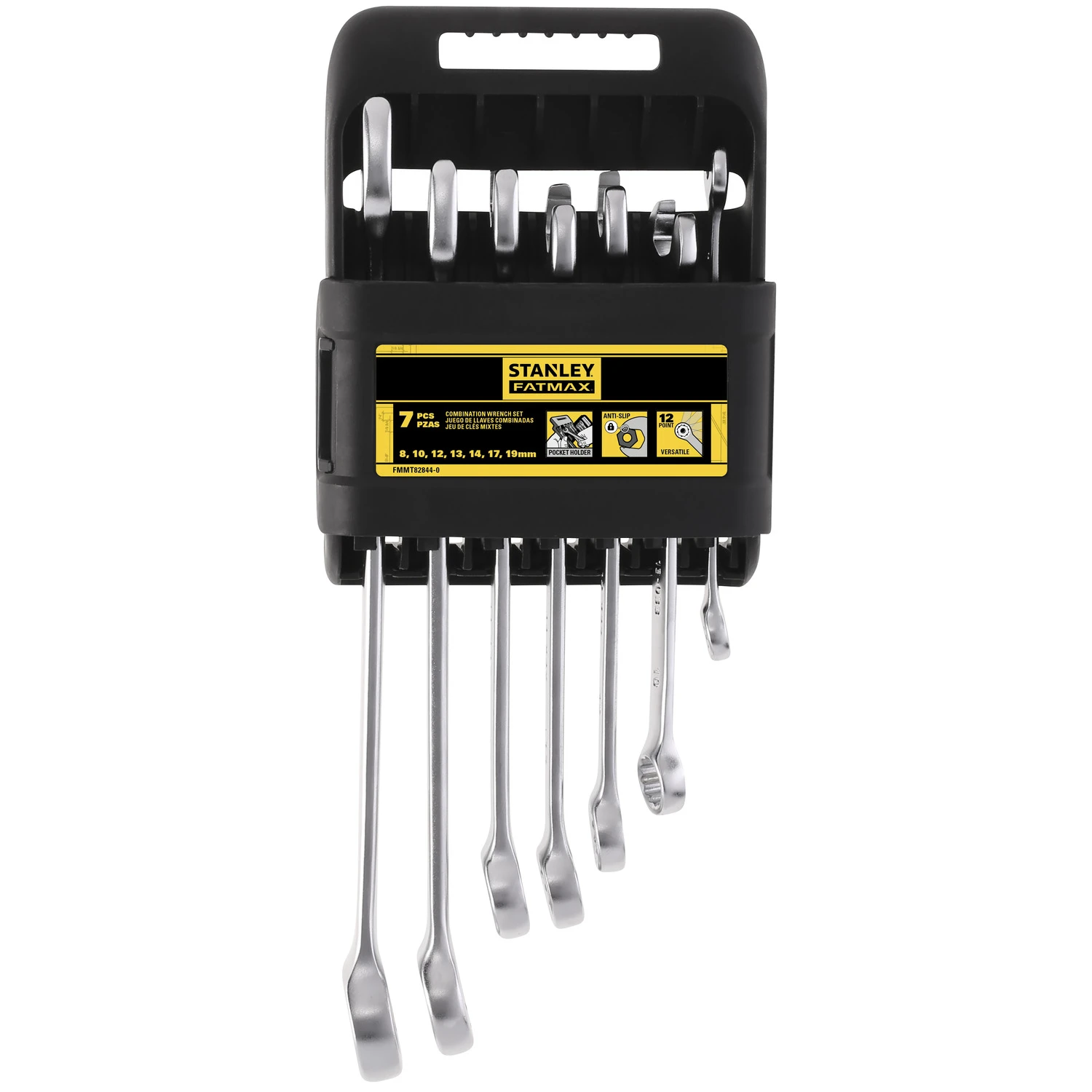 Stanley Mat Ringsteeksleutelset 7 Delig 8,10,12,13,14,17,19mm 1 Stanley Mat Ringsteeksleutelset 7 Delig 8,10,12,13,14,17,19mm