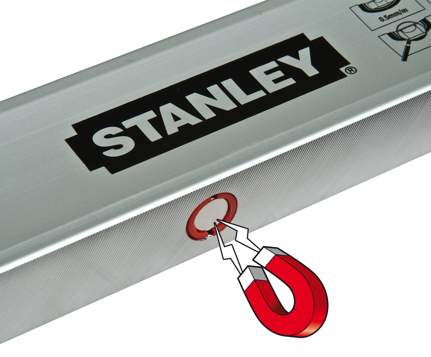 Stanley Magnetische Waterpas Classic - 600 Mm 4 Stanley Magnetische Waterpas Classic - 600 Mm - Afbeelding 4