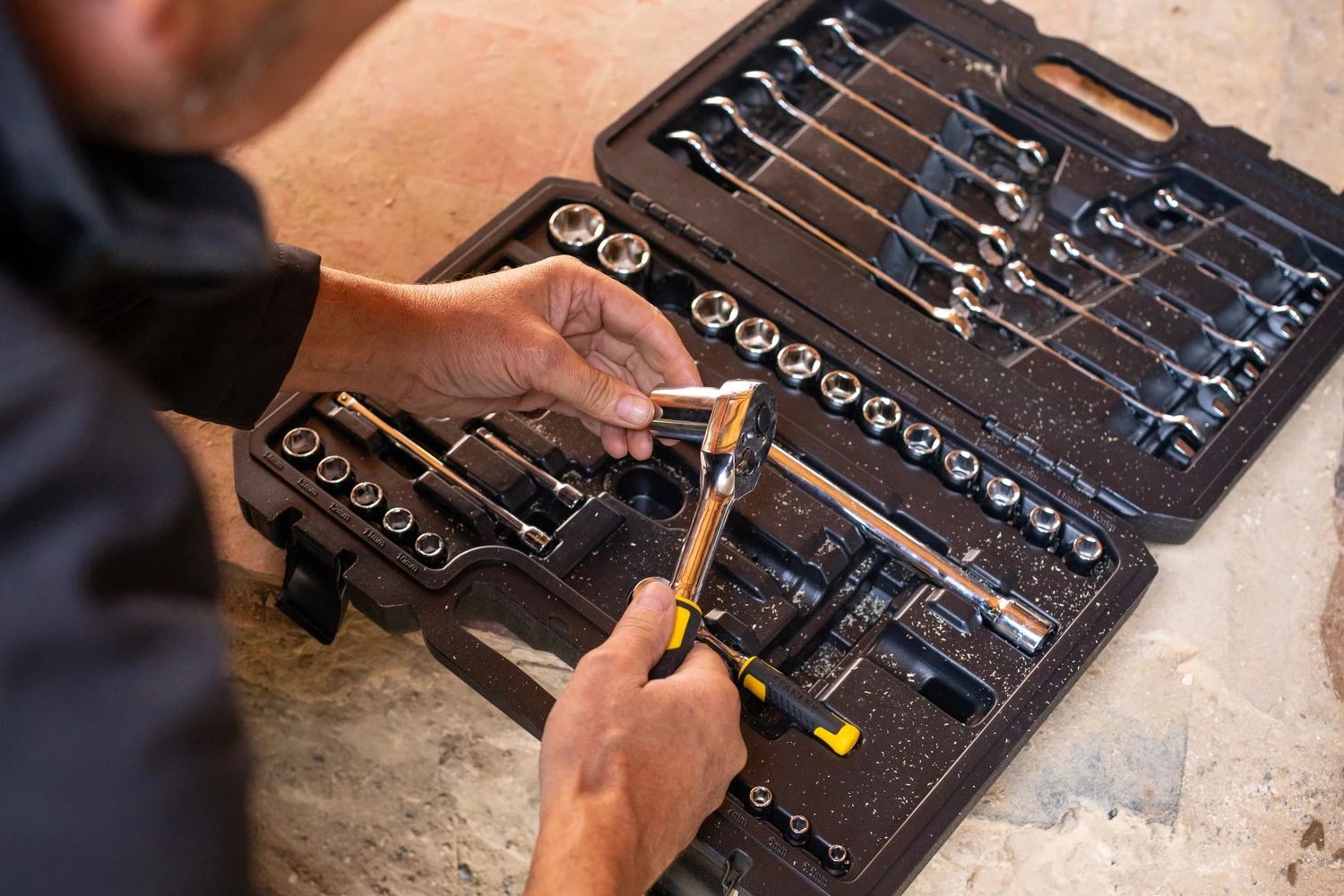 Stanley 1/2"+1/4" Dopsleutelset + Ringsteeksleutels (41 Delig) 3 Stanley 1/2"+1/4" Dopsleutelset + Ringsteeksleutels (41 Delig) - Afbeelding 3