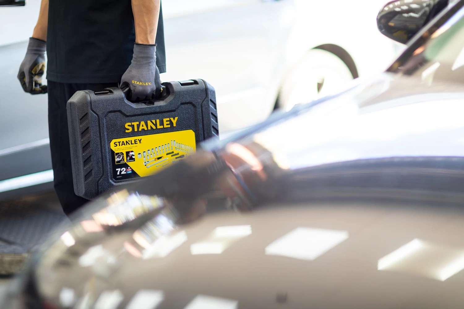 Stanley 1/2"+1/4" Dopsleutelset + Ringsteeksleutels (41 Delig) 12 Stanley 1/2"+1/4" Dopsleutelset + Ringsteeksleutels (41 Delig) - Afbeelding 12