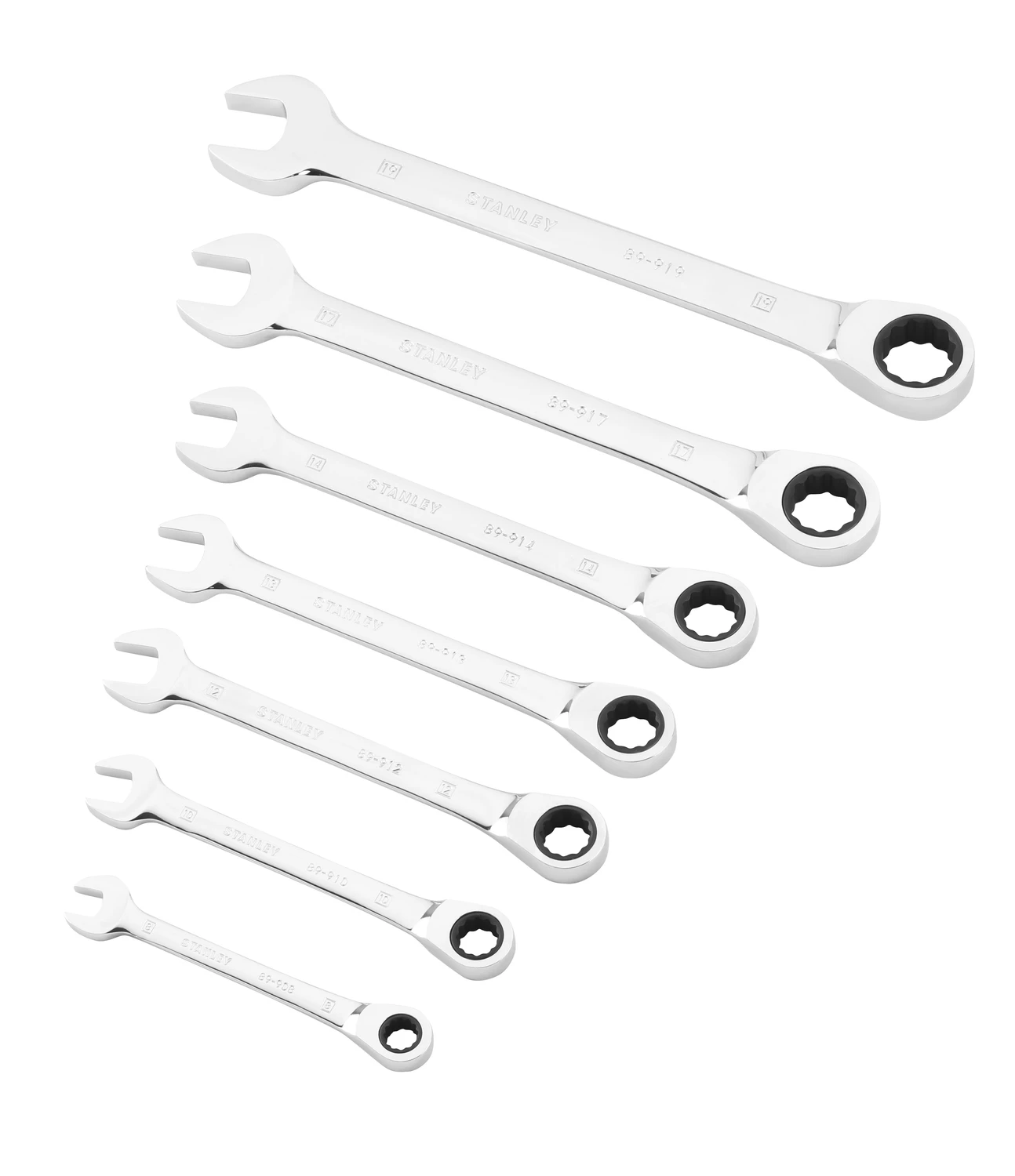 Stanley Ratel Ringsteeksleutelset 7 Delig 8 T/m 19 Mm 1 Stanley Ratel Ringsteeksleutelset 7 Delig 8 T/m 19 Mm