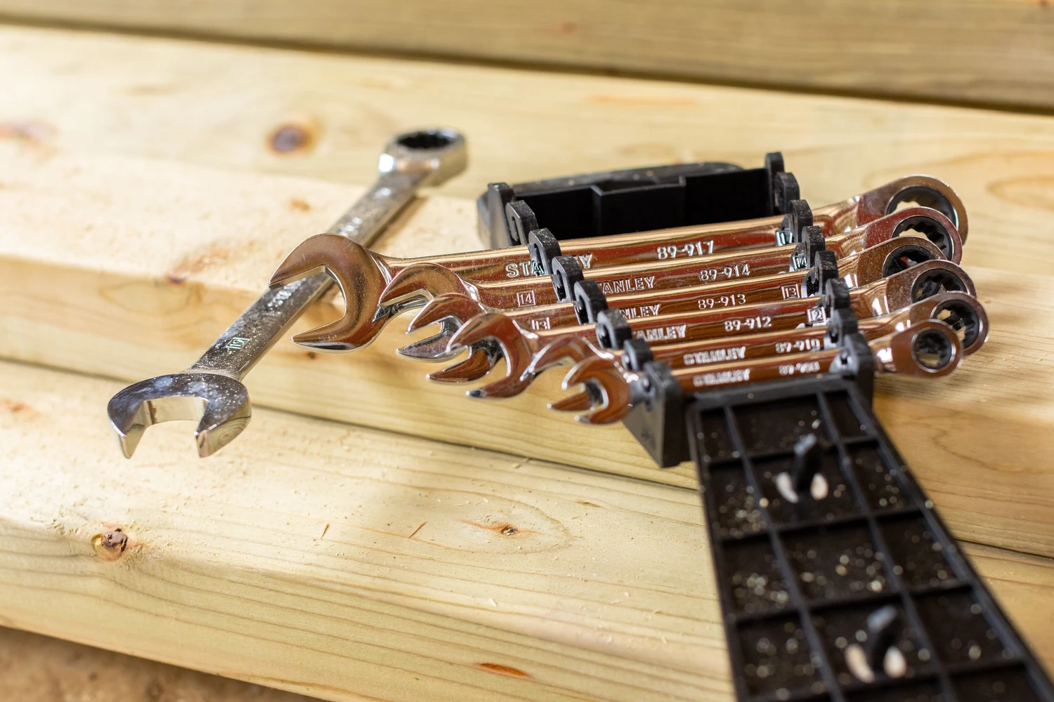 Stanley Ratel Ringsteeksleutelset 7 Delig 8 T/m 19 Mm 4 Stanley Ratel Ringsteeksleutelset 7 Delig 8 T/m 19 Mm - Afbeelding 4