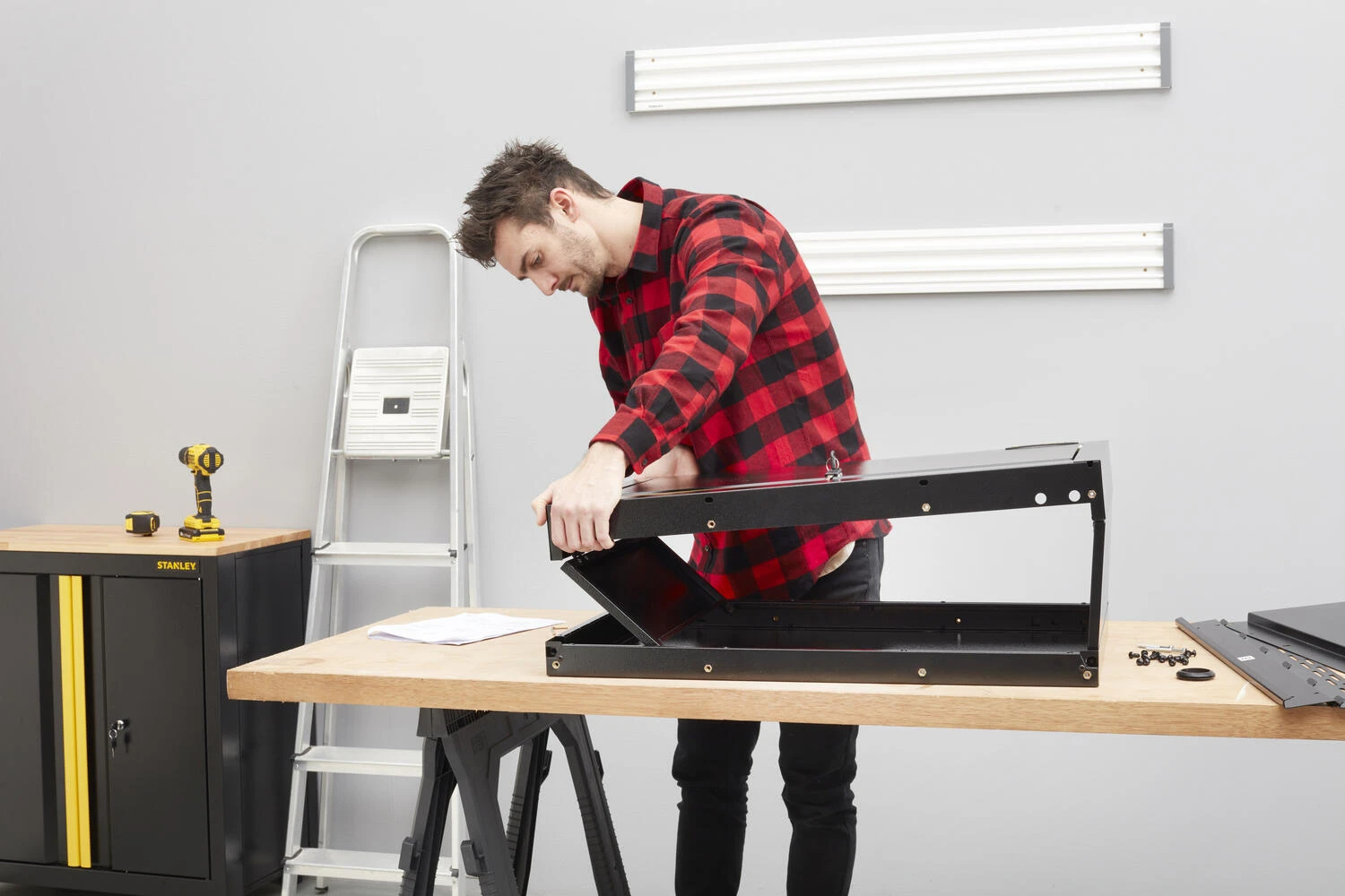 Stanley Wandkast 1 Deur RTA 4 Stanley Wandkast 1 Deur RTA - Afbeelding 4