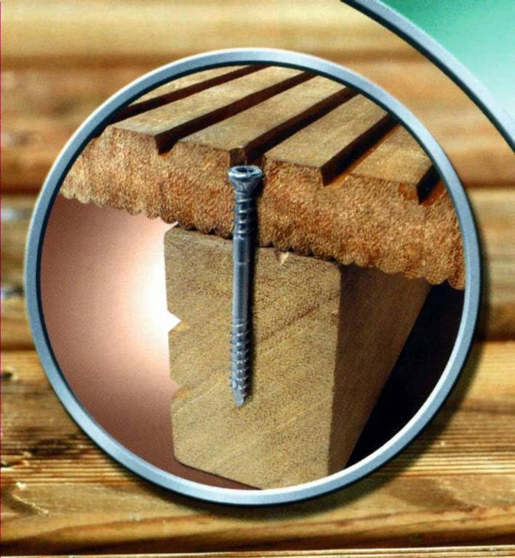 Vlonderschroeven Torx RVS 5.0 X 80 Mm - 100 Stuks 2 Vlonderschroeven Torx RVS 5.0 X 80 Mm - 100 Stuks - Afbeelding 2