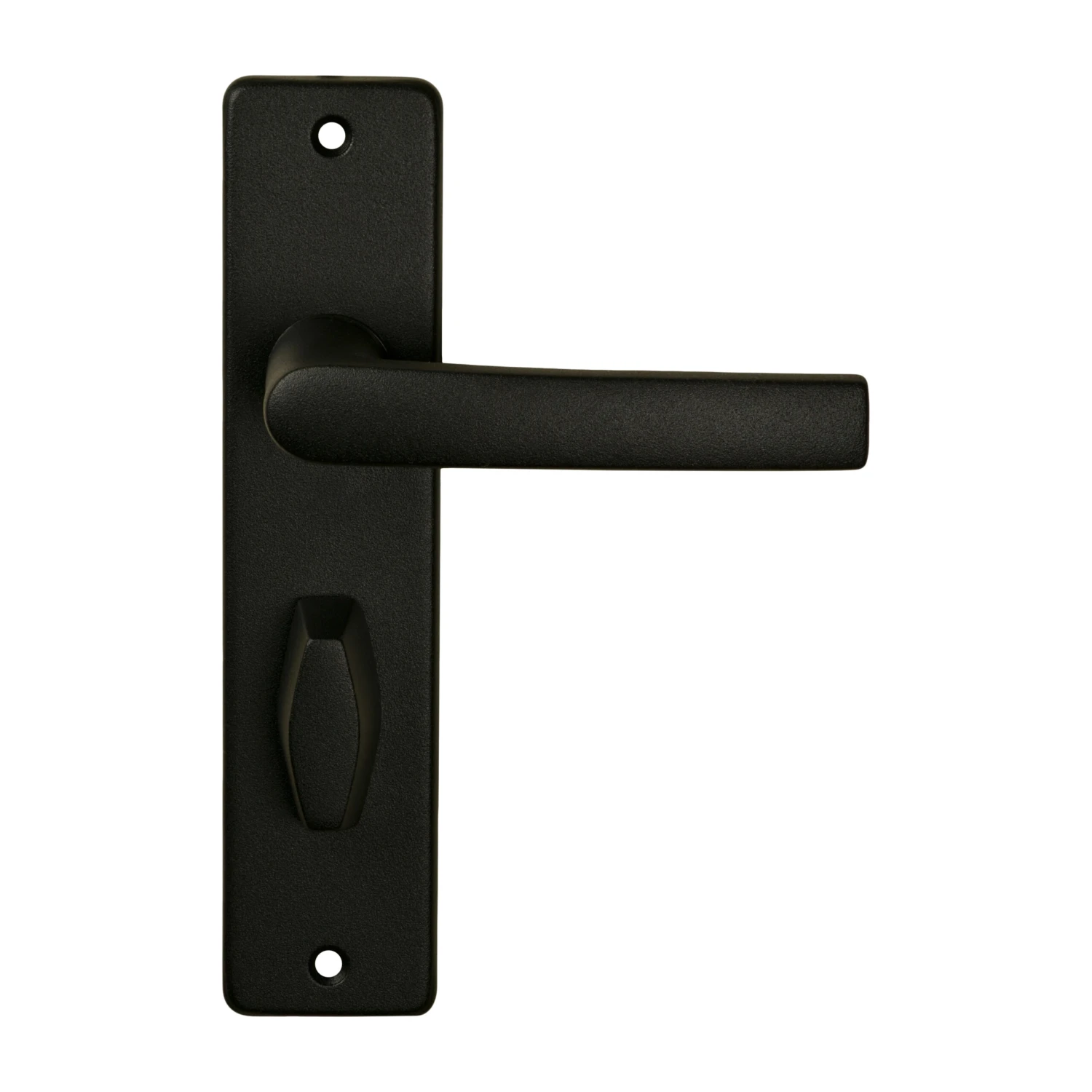 Haxo Deurgreep Set Mat Zwart Met WC-badkamerslot | Deurbeslag 6 Haxo Deurgreep Set Mat Zwart Met WC-badkamerslot | Deurbeslag - Afbeelding 6