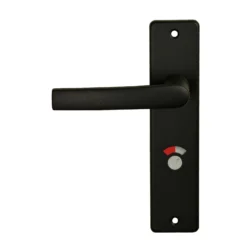 Haxo Deurgreep Set Mat Zwart Met WC-badkamerslot | Deurbeslag 13 Haxo Deurgreep Set Mat Zwart Met WC-badkamerslot | Deurbeslag -Stanley Verkoopwinkel klink1 2 scaled