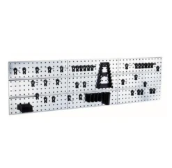 Raaco 3 Gereedschapswanden - Incl 44 SuperClips